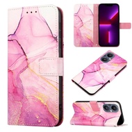 Ready to ship For OnePlus Nord N20 5G & OPPO A96 5G / Reno7 Z PT003 Marble Pattern Flip Leather Phon