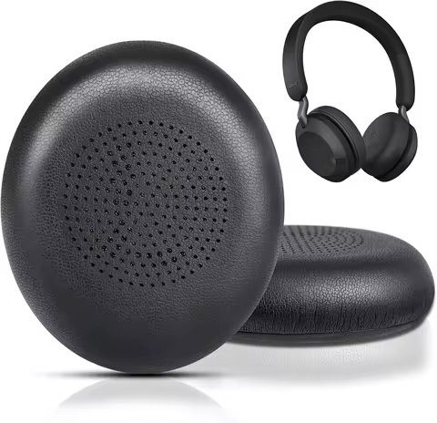 Earpads Replacement for Jabra Evolve2 65 (Evolve 2 65MS 65UC MS UC)/Evolve2 40 (40UC 40MS USB)/Elite