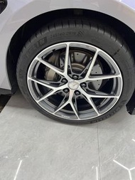 19 吋8.5J ET35 5x120 鍛造 9成9新無花 連4條245/40/19ps4s zp 呔