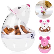 Cat Slow Feeder Cat Food Ball Mice Water Droplet Bone Tumbler Shaped Pet Treat Ball Cat Food Toy Bal