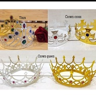 RATU Tiara, Crown cross, Crown Queen Gold or silver Queen Crown/ EmpressRaja