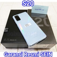 HP Samsung S20 128GB Resmi SEIN Dual Sim 2nd Second Fullset