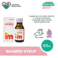 Imunped Syrup 60ml - Children's Zinc And Vitamin C Supplement