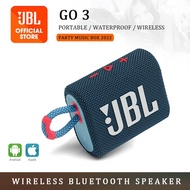 【9 Months Warranty】JBL GO 3 Bluetooth Speaker Full Bass Built-in Microphone Hands-free Speakerphone Portable Outdoor IP67 Waterproof Speaker JBL Speaker Go3 Wireless Party Music Box