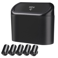 Tong Sampah Kereta, 1.0 Liter, Plastik, Set Tong Sampah, Serbaguna, Mudah Dipasang, Termasuk 75 Beg 