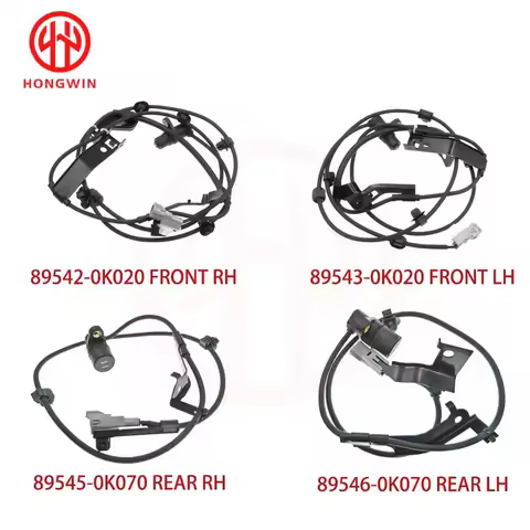 For Toyota Hilux Base SR 2004-2012 2.7L New Front Rear ABS Wheel Speed Sensor 89542-0K020, 89543-0K0
