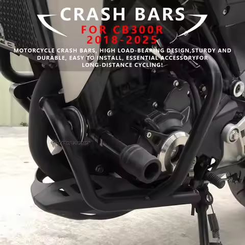 MTKRACING Crash bars For HONDA CB300R 2018-2025 cb300r Motorcycle Engine Bumper Crash Bar Body Prote