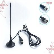 BLISS Digital Tv Antenna, Free Channel DVB-T/TV TV Antenna Freeview, TV HDTV Box Black Mini 5dBi HDT