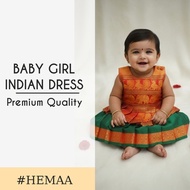 Baby girl Indian dress . Traditional indian look baby girl dress