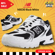 รุ่นฮิต NB530 Classic color MR530 SJ White-black Unisex รองเท้าผ้านิวบาลานซ์ 530 น้ำหนักเบา เพิ่มควา