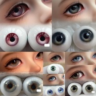 อุปกรณ์เสริมตุ๊กตา DIY 10/12/14/16/18มม. ดวงตาตุ๊กตายางสำหรับ1/4 1/6 1/8 1/3 Le Plaster Eye