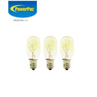 PowerPac 3 pieces Bulb 10W E12 pygmy bulb warm white (510)