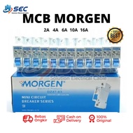 MCB 2A/4A/6A/10A/16A MORGEN 1P SNI LMK GOOD QUALITY