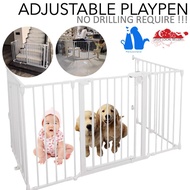 [PLAYPEN2012] U Shape Playpen Adjustable Playpen Wall Playpen Barrier gate Safety Gate L Shape Playp