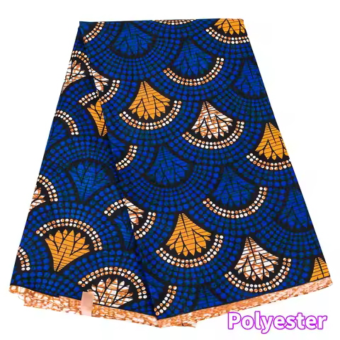 Ankala African Batik Wax Polyester Wax Fabric