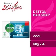 Dettol Bar Soap 60g Bundle of 4