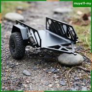 [MuyeadMY] 1/10 Scale Crawler Trailer DIY Compatible RC Crawler Trailer Black