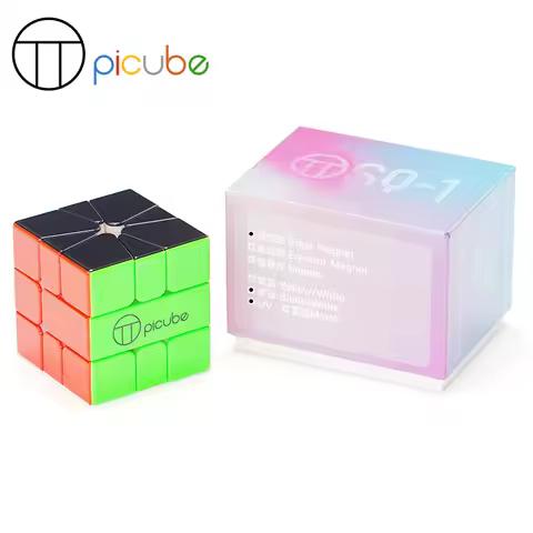 [Picube customized]YJ MGC SQ1 3x3x3 YongJun Square-1 Magnetic Cube Square1 Puzzle Cubes Square One E