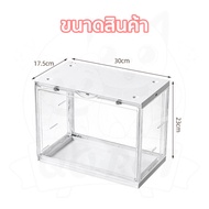 QQPET LED ตู้โชว์ตุ๊กตา กล่อง กล่องฟิกเกอร์ ตู้โชว์โมเดล ที่ตั้งโชว์ สวิตช์ควบคุมด้วยเสียง