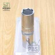 Mata Kunci Sock Panjang TEKIRO 16mm 1/2" 6PT . Deep Wall Socket 16mm . Mata Sok Panjang 16mm
