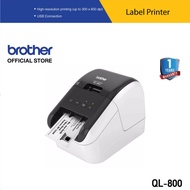 Brother QL-800 เครื่องพิมพ์ฉลากความร้อน หน้ากว้าง 62 มม. พิมพ์ฉลาก 2 สี (ดำ/แดง) | เชื่อมต่อคอมพิวเต