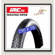 IRC MAXING TUBE TIRE THAILAND TYRE size 250X18 NS58 ORIGINAL THAILAND