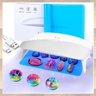 Resin UV Lamp 48W Fast Curing UV/LED Resin Lamp Plastic with 30Pcs Dual Lightsource Lamp Beads for U