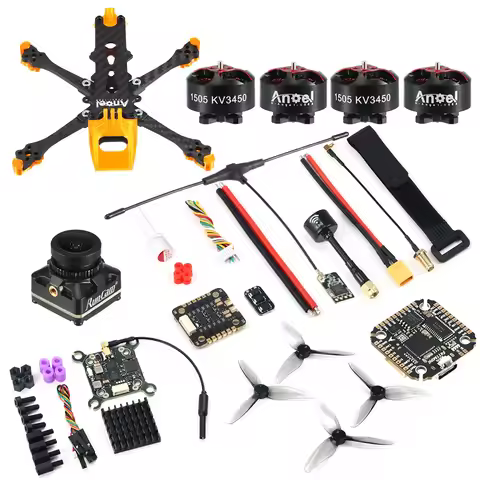 Angel30 3Inch FPV Drone Kit Flight Control Quadcopters 1505 3450KV Motor F411 40A 3-6S 4 in 1 ESC 10