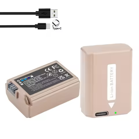 2200mAh NP-FW50 NPFW50 Battery Type-C direct charge for Sony a6400 a6000 zve10 a6300 a 7 m2 a7r2 a61