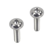 2pcs Titanium Bolts Easy Wheels Easywheel Screws M6 x 25mm for Brom pton 3SIXTY Pikes Aceoffix Trifold Folding Bike Rear Rack Wheels Accessories