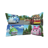 Sarung Bantal Tidur Anak (Sarung) Motif Kartun Ukuran 45x35 cm Motif Robocar Poli