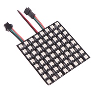 HealthyHue 1 cái WS2812 Led 5050 RGB 8x8 64 bit LED ma trận mô-đun Màn hình LED kỹ thuật số linh hoạ