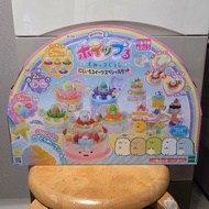 日本正版 Whipple 角落生物 Summiko gurashi 彩虹甜點特盛組 W-146 DIY奶油蛋糕玩具 生日禮物/兒童節禮物
