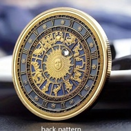 12 Retro Twelve Constellation Embossed Exquisite Leo Commemorative Coins Zodiac Love Gold Coins Coin