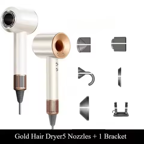 2026 New Professinal Hair Dryer 7 in 1 Negative Ion Blow Dryer Leafless Hairdryer Salon Home Constan