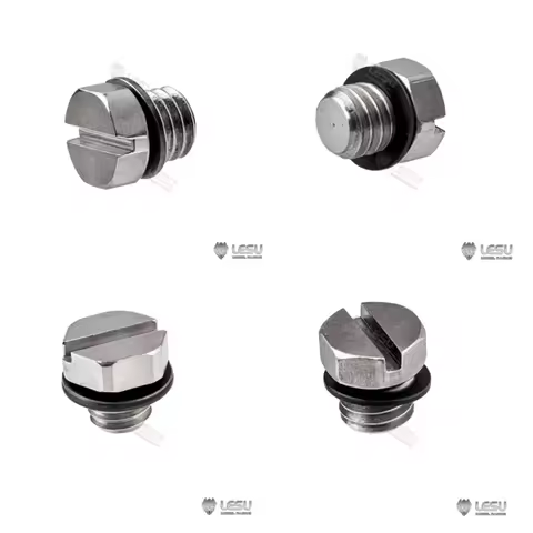 Nooxion Specialty LESU 1/14 Truck Excavator M5/M3 Sealed Nozzle Plug Y-1569-B1 RC Hydraulic Model rc