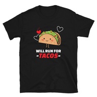 Will Run For Tacos T-Shirt 8