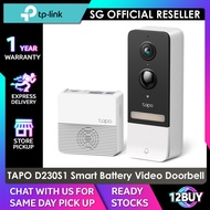 TP-Link Tapo D230S1 Smart Battery Video Doorbell 12BUY.SG