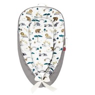 雜乜鋪 - 純棉透氣嬰兒床 嬰兒躺椅,便攜式易收納 ,新生兒嬰兒窩,適合家庭和旅行,外出嬰兒小床 防水襯裡