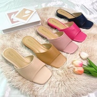 Marco Fashion Shoes Large Size Model A1084 1 Inch High Heels Easy To Wear Comfortable Soft Front Str