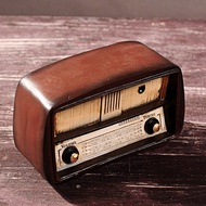 Figurines Miniatures Vintage Radio Craft Birthday Gift Europe Style Antique Imitation Home Decor Res
