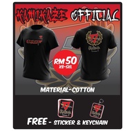 Kamikaze Official Tshirt / Baju Microfiber Jersi / Jersey Sublimation / Tshirt Jersey