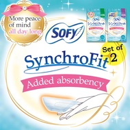 [2 set] Sofy  Japan Additional absorbency Sanitary napkin Option Synchro-fit Buy in bulk