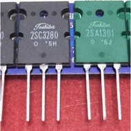 2Pair Second-Hand 2SA1301 2SC3280 2SA1302 2SC3281 TO 3PL power amplifier pairing transistor Original