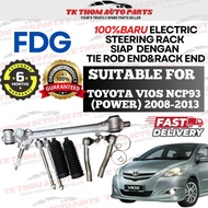 100% BARU FDG ELECTRIC STEERING RACK/RAPA RACK TOYOTA VIOS NCP93 2008-2013 (SIAP TIE ROD END& RACK E
