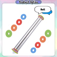 [Little B House] 17Inch Adjustable Stainless Steel Rolling Pin Mat Dough Roller Baking Tool 擀面杖 Peng