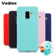 For Samsung Galaxy A8 + Plus 2018 A530 A730 Case Silicone Candy Color Soft Cover