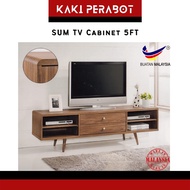 KP SUM 5FT TV Cabinet 5FT TV Rack TV Console Cabinet Meja TV TV Cabinet Modern TV Almari TV Kabinet TV Murah TV Rak TV