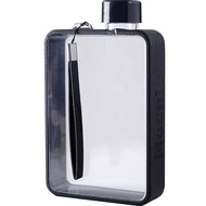 Water Bottle Flat Portable Flat Small Water Bottle Wine Bottle Plastic Water Cup Cup Square Flat Rec