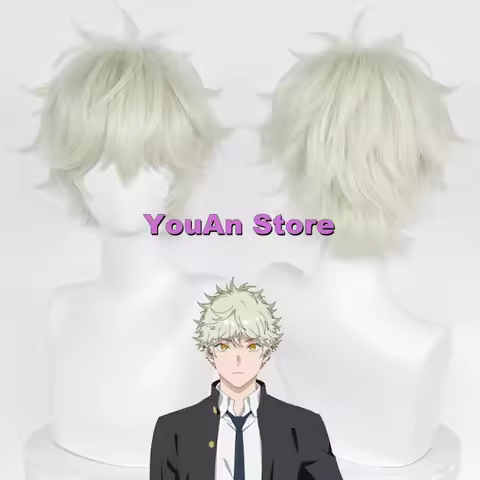 Yatora Yaguchi Wigs Anime Blue Period Short Turquoise Green Cosplay Wig Heat Resistant Synthetic Hal